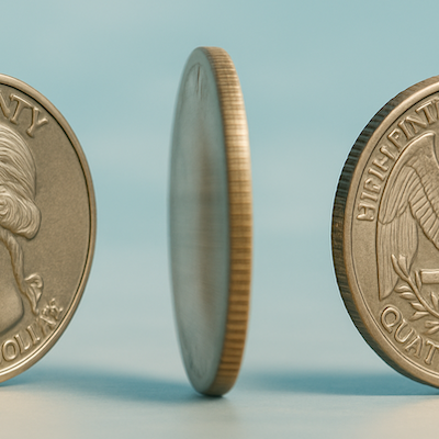 Coin toss in real Planck Time